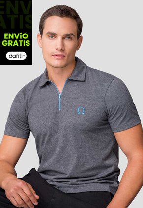 Polo Hombre Negro Cross Mp 111909
