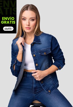 Chaqueta Mujer Azul Mp 111349