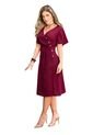 Vestido Corto Para Mujer Vinotinto MP de MP