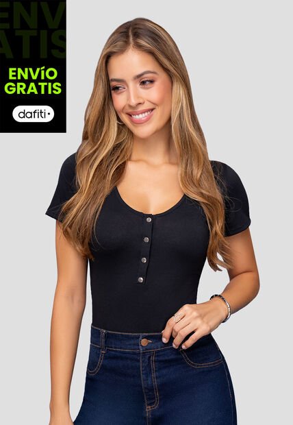 Blusa Mujer Negro Mp 111998