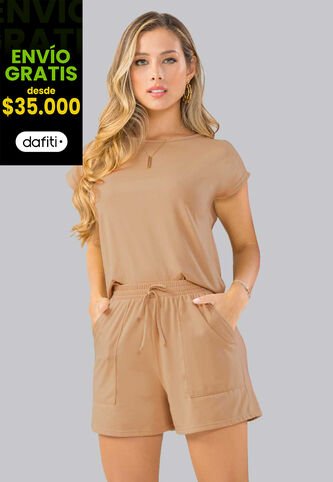 Conjunto Mujer Amarillo Mp 102318 MP