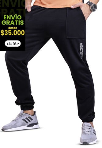 Jogger Hombre Negro Mp 6073 MP