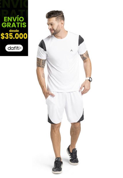 Bermuda Masculino Blanco Mp 1346