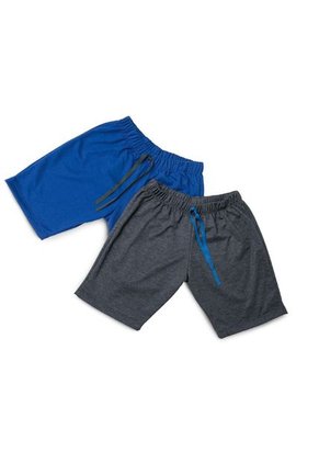 Bermuda Paq X2 Para Niño Rojo/Azul Navy MP