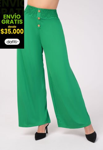 Pantalón Mujer Verde Mp 3407 MP