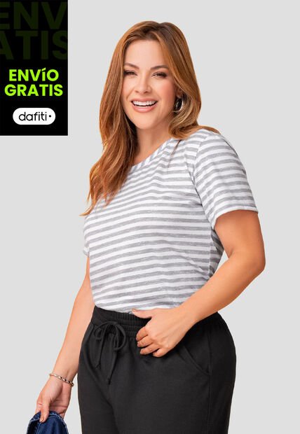 Camiseta Mujer Estampado Mp 112020