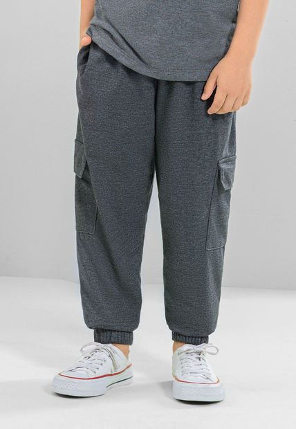 Jogger Infantil Masculino Gris Mp 104928