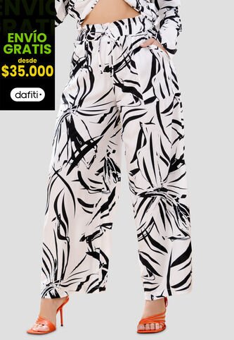 Pantalón Mujer Blanco Mp 102980 MP