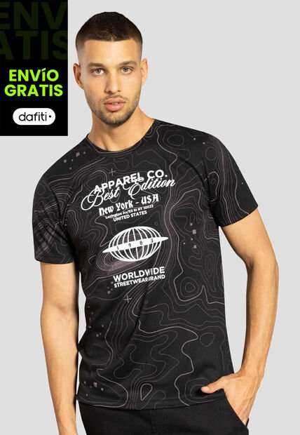 Camiseta Hombre Estampado Mp 111916