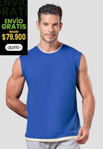 Camisilla Hombre Azul Electrico Mp 114490 MP