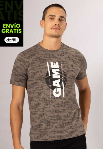 Camiseta Hombre Estampado Mp 111918 MP