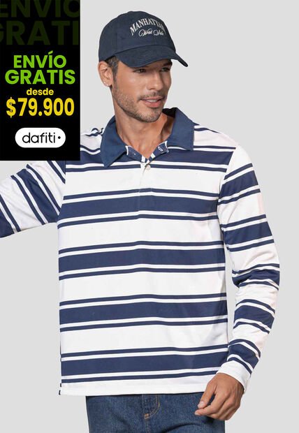 Camibuzo Hombre Estampado Mp 114496