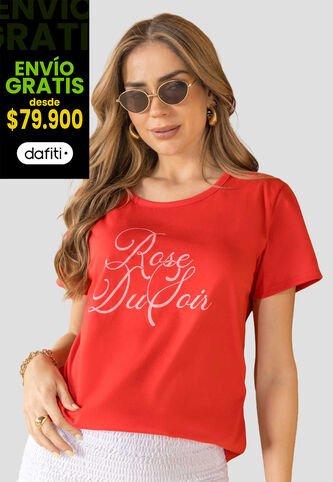 Camiseta Mujer Rojo Mp 114225 MP