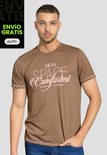 Camiseta Hombre Chocolate Mp 111915