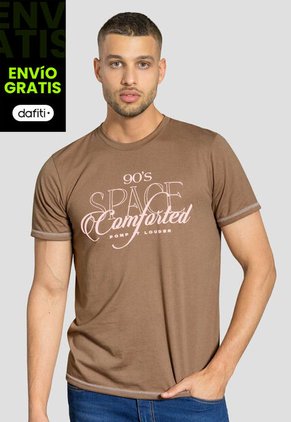 Camiseta Hombre Chocolate Mp 111915