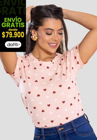 Camiseta Mujer Estampado Mp 105328 MP