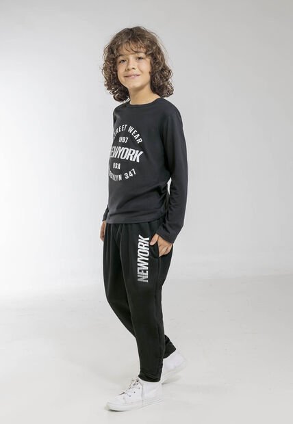 Camibuzo Infantil Negro Mp 1892