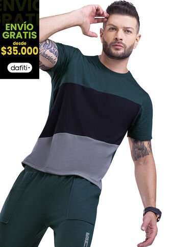 Camiseta Hombre Verde Mp 6069 MP