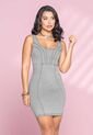 Vestido Corto Exterior Gris Claro Mp 1318 de MP