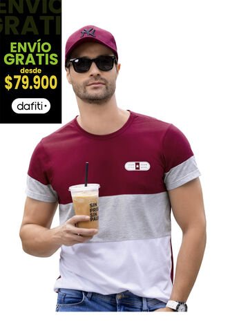 Camiseta Hombre Merlot Mp 96018 MP