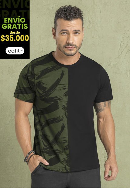 Camiseta Hombre Multicolor Mp 229