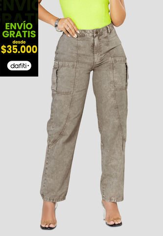 Jean Mujer Taupe Mp 100398 MP