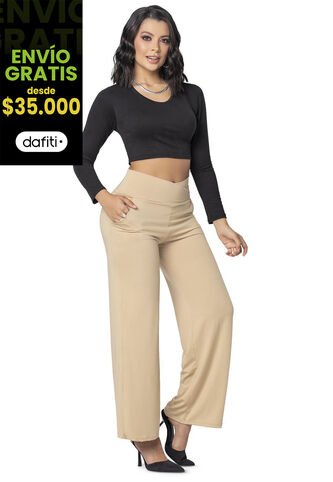 Pantalón Mujer Beige Mp 4314 MP