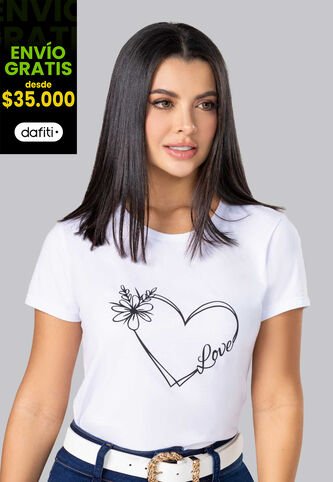 Camiseta Mujer Blanco Mp 102322 MP