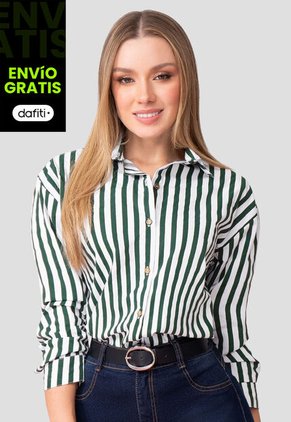 Camisa Mujer Estampado Mp 111080