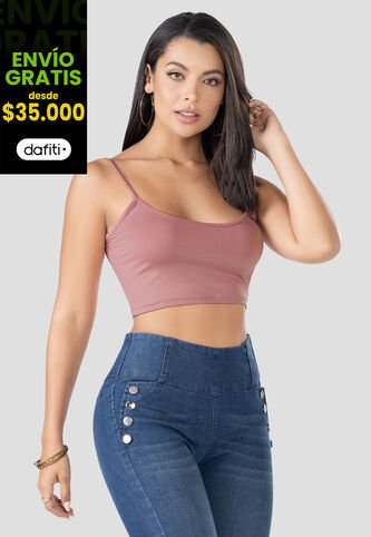 Crop Top Mujer Palo De Rosa Mp 100229 MP