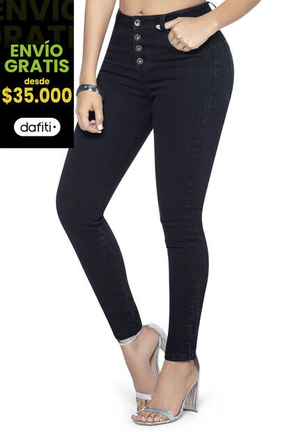 Jean Mujer Negro Mp 32729