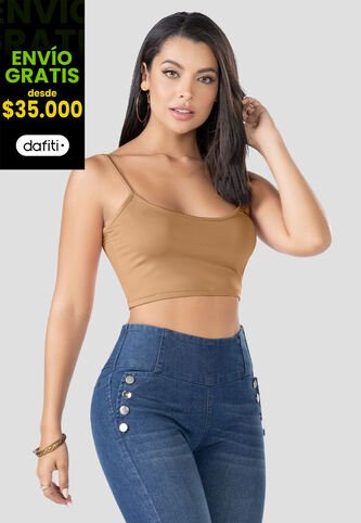Crop Top Mujer Caramelo Mp 100229 MP