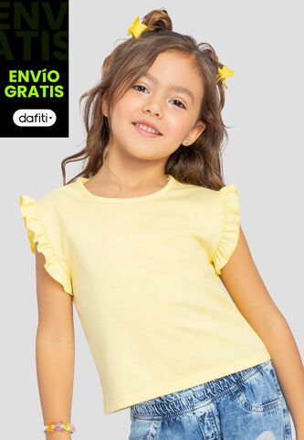 Camiseta Paq X2 Infantil Femenino Bicolor Mp 111116 MP