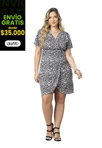 Vestido Corto Mujer Negro Mp 2957 MP