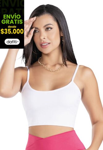 Crop Top Mujer Blanco Mp 100229 MP