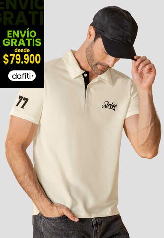 Polo Hombre Crema Mp 114119 MP