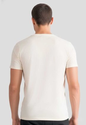 Camiseta Hombre Crema Mp 113062