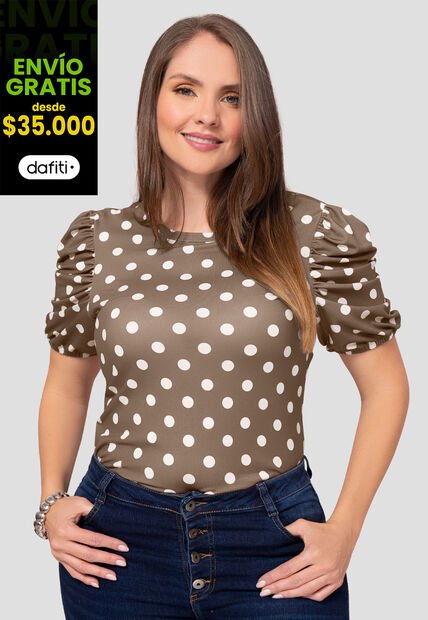 Blusa Mujer Estampado Mp 111088