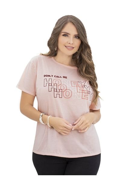 Camiseta Para Mujer Palo De Rosa Mp