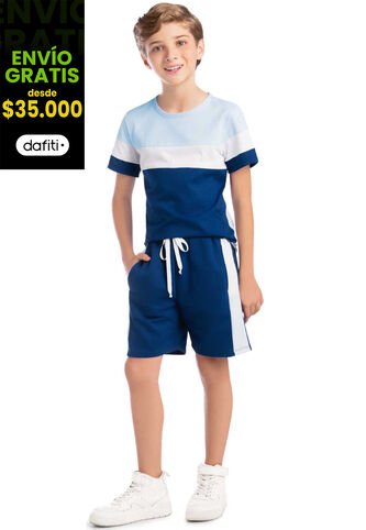 Conjunto Infantil Azul Mp 88188 MP