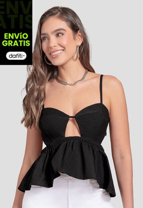 Blusa Mujer Negro Mp 111232