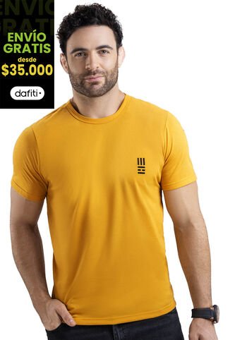 Camiseta Hombre Amarillo Mp 7766 MP
