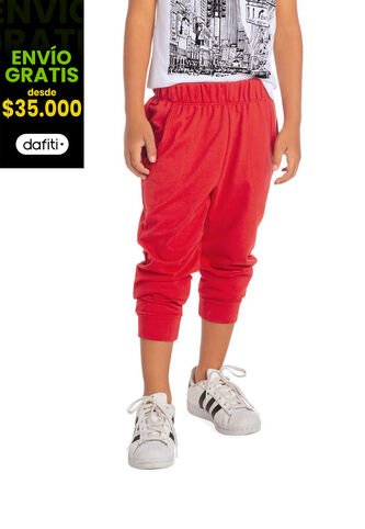 Jogger Infantil Para Niño MP -Rojo MP