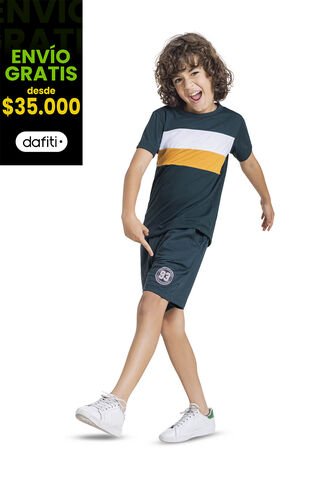 Bermuda Infantil Verde Botella Mp 1872 MP