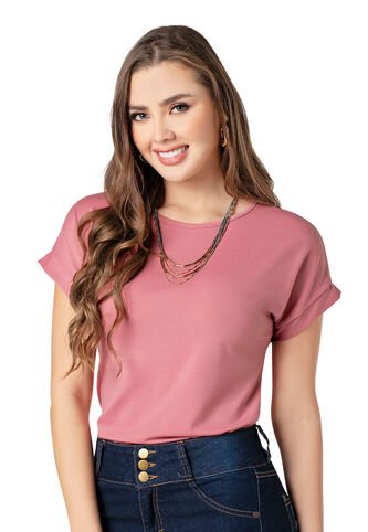 Camiseta Mujer Rosado Mp 9676 MP