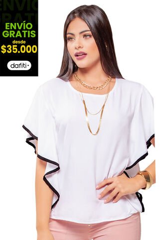 Blusa Adulto Para Mujer MP -Blanco MP