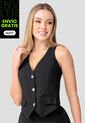 Chaleco Mujer Negro Mp 111273 de MP