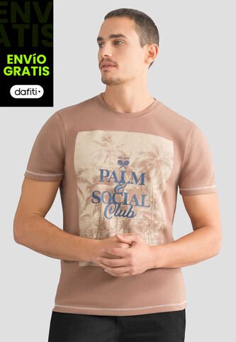 Camiseta Hombre Chocolate Mp 112552 MP