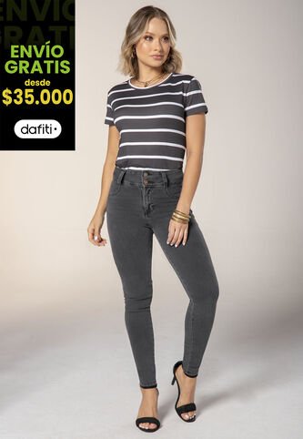 Jean Mujer Gris Mp 89588 MP