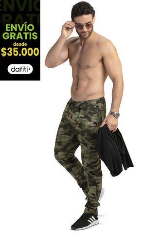 Jogger Hombre Verde Militar Mp 89194 MP